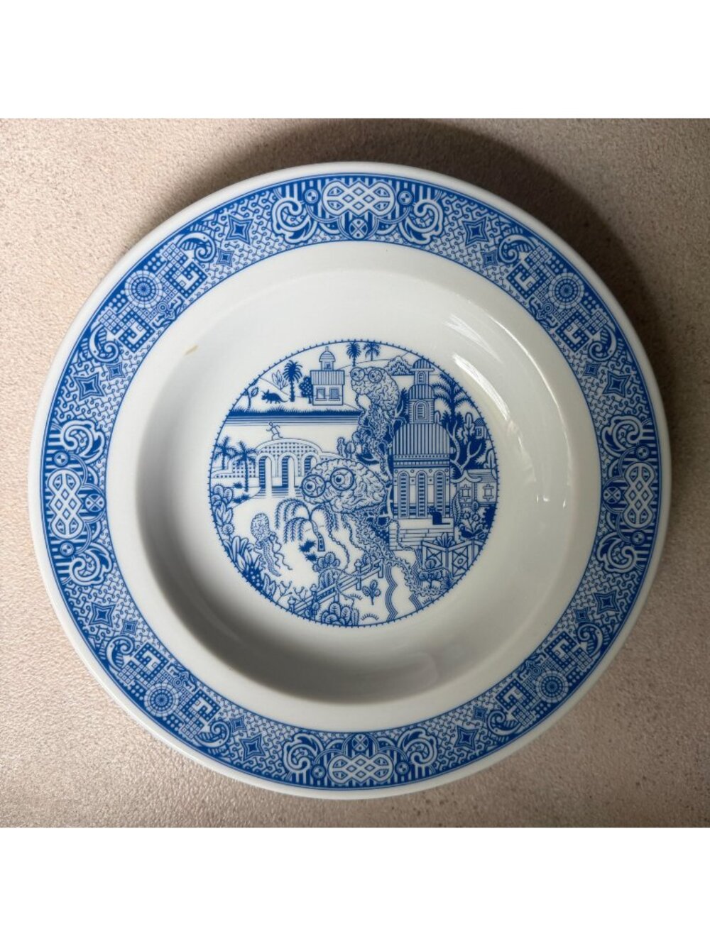 Calamityware Now What? Series Jellybrains 2019 Don Moyer 8.75" Rimmed Soup Bowl